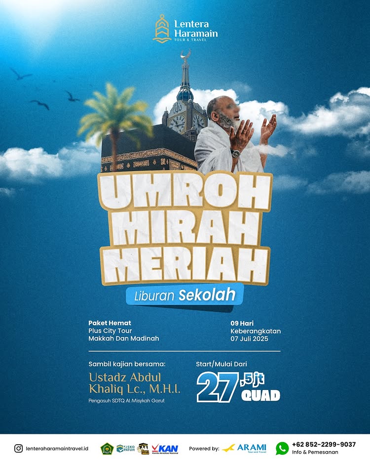 lenteraharamain 7 Juli 2025 Mulai 27,5jt